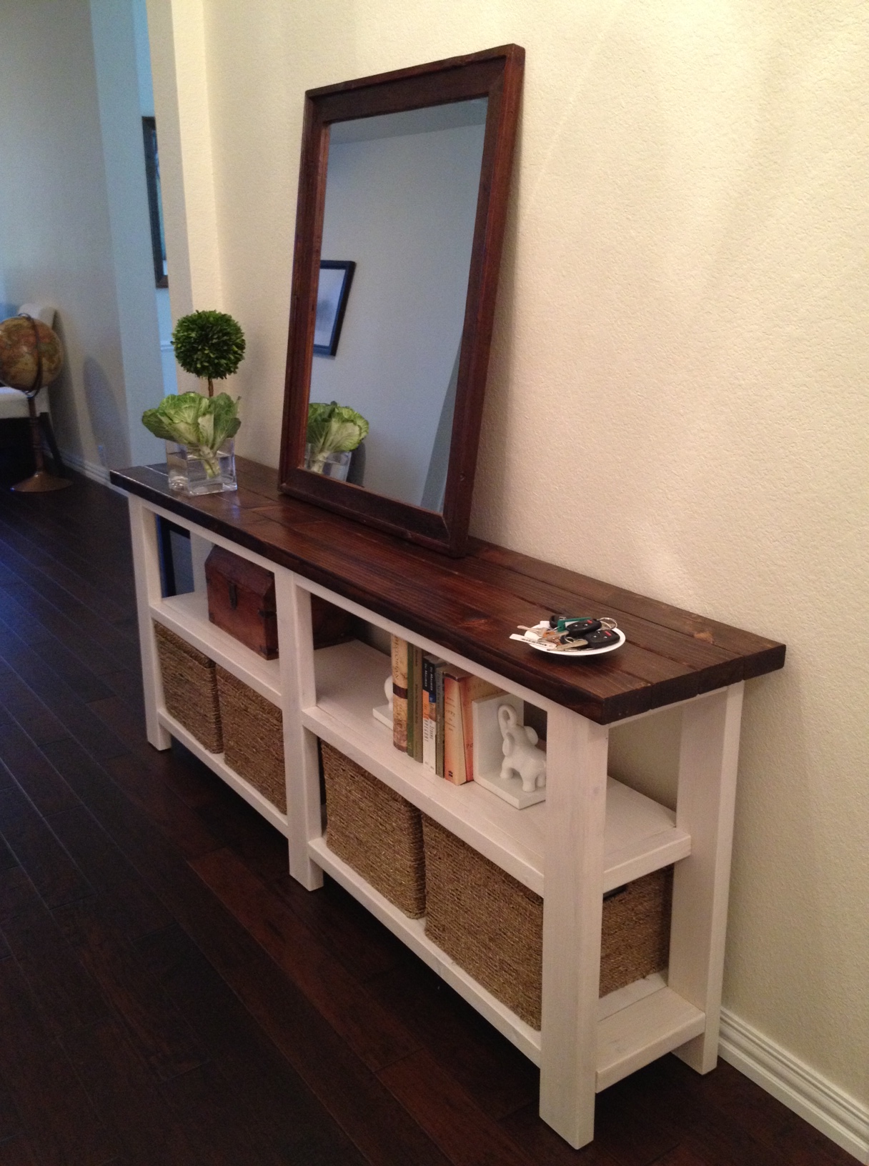 Rustic Chic Console Table | thelotteryhouse